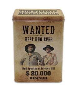 Bud Spencer & Terence Hill Lata de metal Wanted