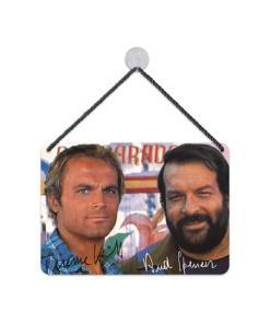 Bud Spencer & Terence Hill Placa de Chapa Autogramm 16