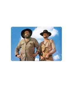 Bud Spencer & Terence Hill Placa de Chapa Blue Sky 20 x 30 cm