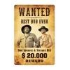 Bud Spencer & Terence Hill Placa de Chapa Wanted 20 x 30 cm