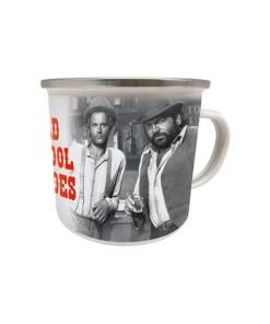 Bud Spencer & Terence Hill Taza Enamel Old School Heroes