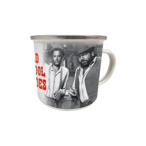 Bud Spencer & Terence Hill Taza Enamel Old School Heroes