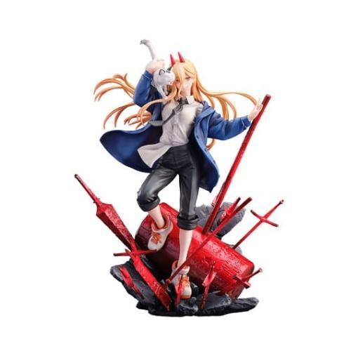 Chainsaw Man Estatua 1/7 Power & Meowy 28 cm