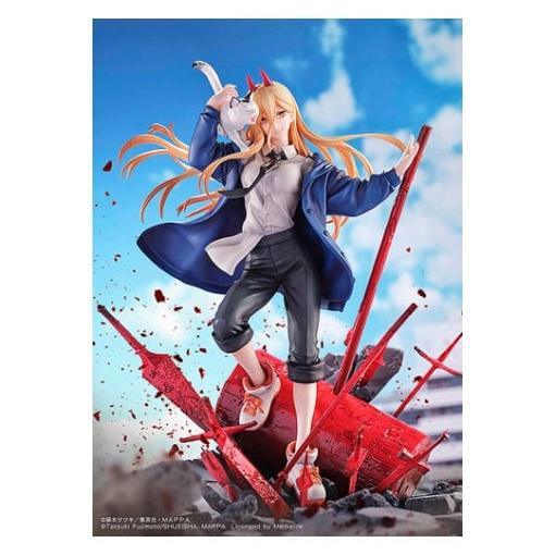 Chainsaw Man Estatua 1/7 Power & Meowy 28 cm