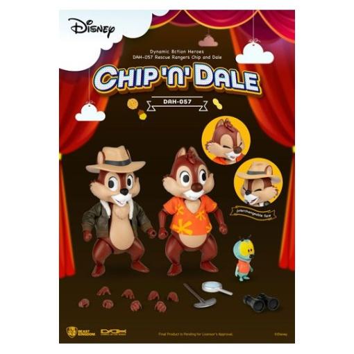 Chip y Chop: Guardianes rescatadores Figura Dynamic 8ction Heroes 1/9 Chip & Dale 10 cm