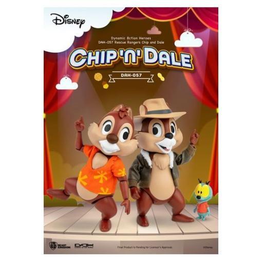 Chip y Chop: Guardianes rescatadores Figura Dynamic 8ction Heroes 1/9 Chip & Dale 10 cm