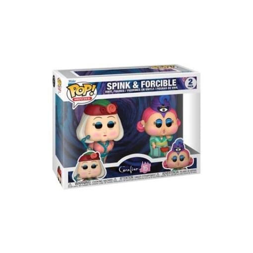 Coraline 15th Anniversary Pack de 2 POP! Animation Vinyl Figuras Spink&Forcible 9 cm - Embalaje dañado