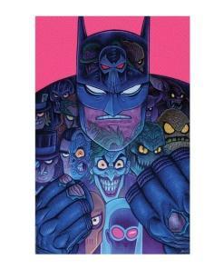 DC Comics Litografia Batman & The Rogues Gallery 41 x 61 cm - sin marco