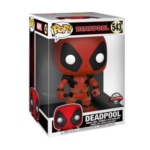 Deadpool Figura Super Sized POP! Vinyl Two Sword Red Deadpool 25 cm