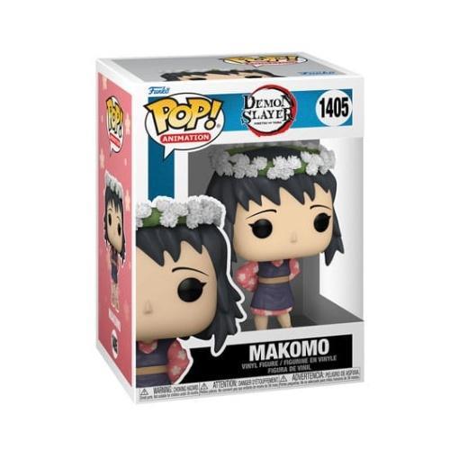 Demon Slayer: Kimetsu no Yaiba Figura POP! Animation Makomo (Flower Headdress) 9 cm