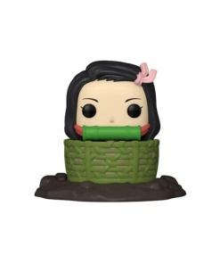 Demon Slayer: Kimetsu no Yaiba POP! Deluxe Vinyl Figura Nezuko Kamado in Basket Exclusive Edition 9 cm