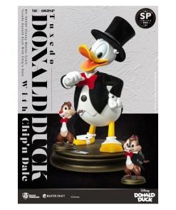 Disney 100th Estatua Master Craft Tuxedo Donald Duck (Chip'n und Dale) 40 cm