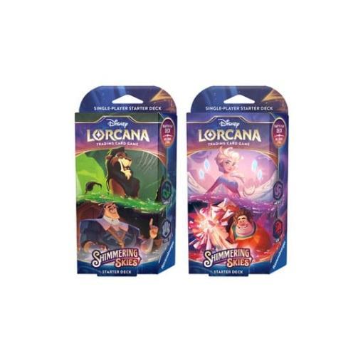 Disney Lorcana TCG Shimmering Skies Mazos de Inicio Expositor (8) *Edición Inglés*