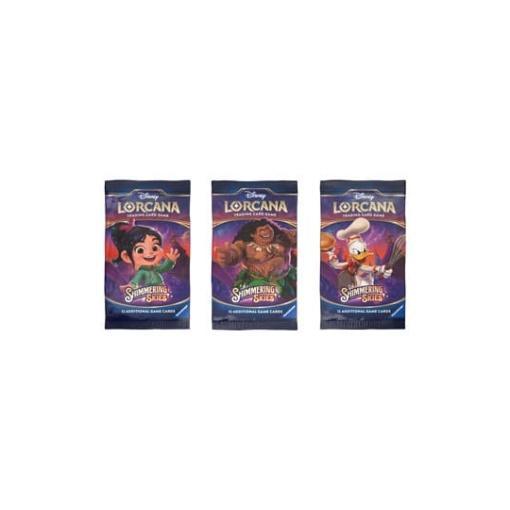 Disney Lorcana TCG Shimmering Skies caja de sobres Expositor (24) *Edición Inglés*