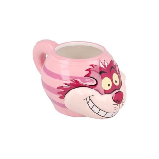 Disney Taza 3D Alicia en el País de las Maravillas Gato de Cheshire 500 ml