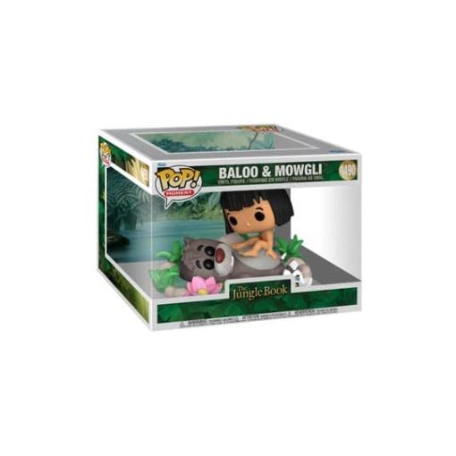 El libro de la selva POP Moments Vinyl Figuras Baloo & Mowgli 11 cm