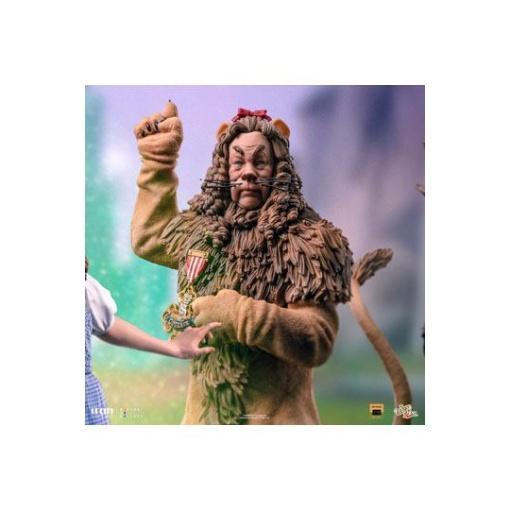 El mago de Oz Estatua 1/10 Deluxe Art Scale Cowardly Lion 20 cm