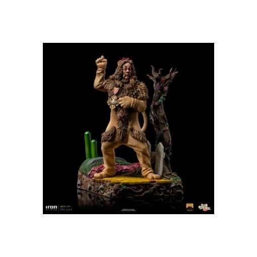 El mago de Oz Estatua 1/10 Deluxe Art Scale Cowardly Lion 20 cm