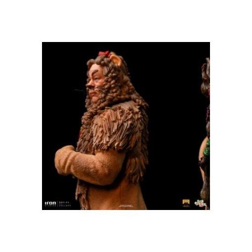 El mago de Oz Estatua 1/10 Deluxe Art Scale Cowardly Lion 20 cm