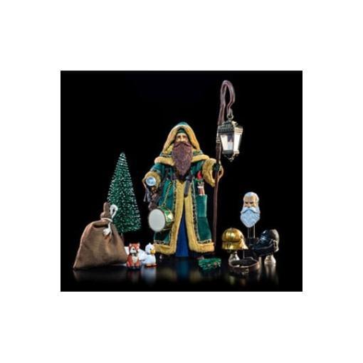 Figura Obscura Figura Father Christmas Green Robes