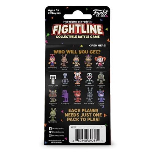 Five Nights at Freddy's Pack de Juego de Cartas Expansión Collectable Battle Game Fightline