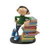 Gaston Statuette Gaston Stack of Comics 16 cm