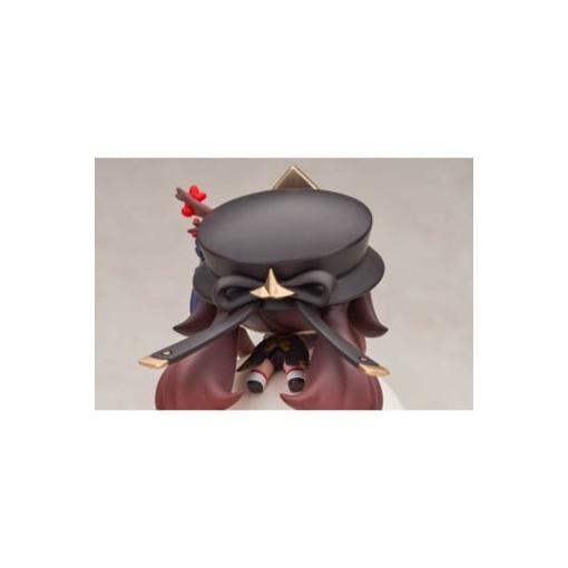 Genshin Impact Estatua PVC Hu Tao Chibi Chara Yurayura Stand Ver. (re-run) 10 cm