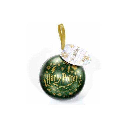 Harry Potter Bola de Navidad con collar Slytherin