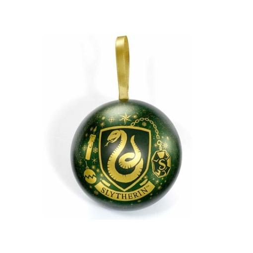 Harry Potter Bola de Navidad con collar Slytherin