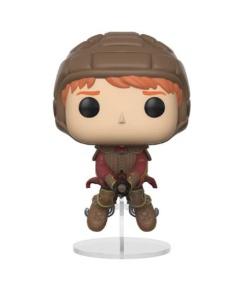 Harry Potter POP! Movies Vinyl Figura Ron on Broom 9 cm