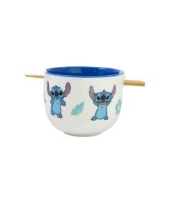 Lilo & Stitch Bol para Ramen con Palillos Stitch