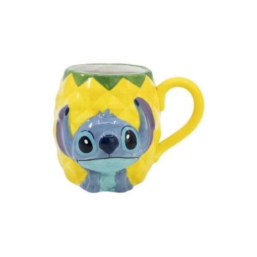 Lilo & Stitch Taza 3D Stitch Pineapple 414 ml