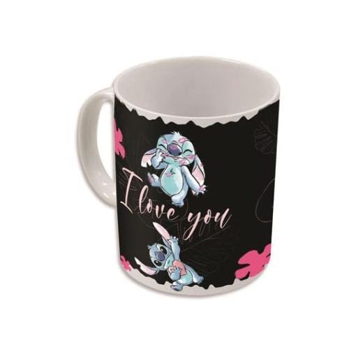 Lilo & Stitch Taza sensitiva al calor Stitch & Angel 325 ml