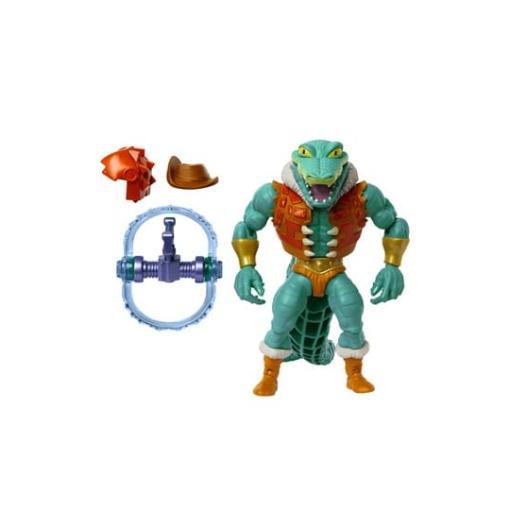 MOTU x TMNT: Turtles of Grayskull Figura Deluxe Leatherhead 14 cm - Embalaje dañado