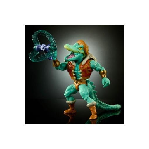 MOTU x TMNT: Turtles of Grayskull Figura Deluxe Leatherhead 14 cm - Embalaje dañado