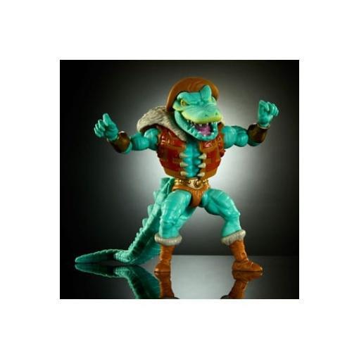 MOTU x TMNT: Turtles of Grayskull Figura Deluxe Leatherhead 14 cm - Embalaje dañado