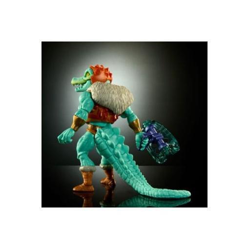 MOTU x TMNT: Turtles of Grayskull Figura Deluxe Leatherhead 14 cm - Embalaje dañado