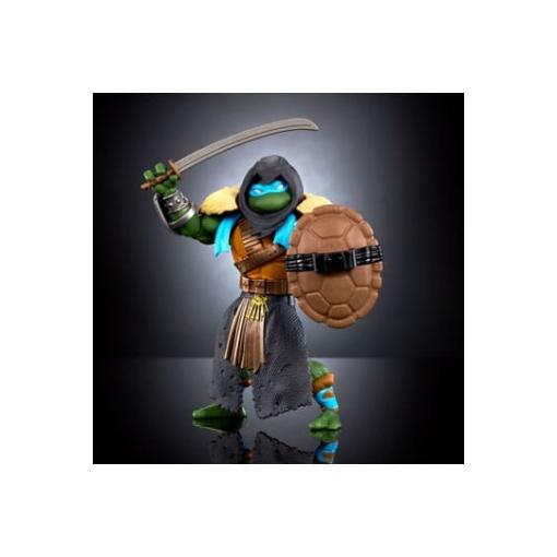 MOTU x TMNT: Turtles of Grayskull Figura Stealth Armor Leonardo 14 cm