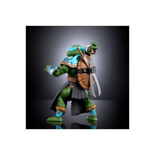 MOTU x TMNT: Turtles of Grayskull Figura Stealth Armor Leonardo 14 cm