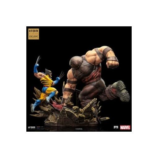 Marvel Estatua 1/10 BDS Art Scale Wolverine vs Juggernaut heo EU Exclusive 30 cm