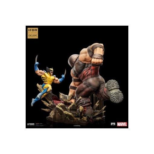 Marvel Estatua 1/10 BDS Art Scale Wolverine vs Juggernaut heo EU Exclusive 30 cm