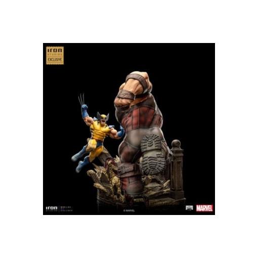 Marvel Estatua 1/10 BDS Art Scale Wolverine vs Juggernaut heo EU Exclusive 30 cm