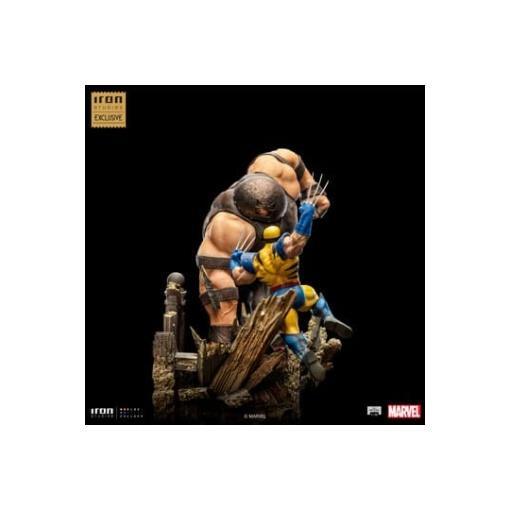 Marvel Estatua 1/10 BDS Art Scale Wolverine vs Juggernaut heo EU Exclusive 30 cm