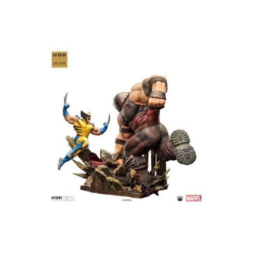 Marvel Estatua 1/10 BDS Art Scale Wolverine vs Juggernaut heo EU Exclusive 30 cm