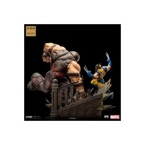 Marvel Estatua 1/10 BDS Art Scale Wolverine vs Juggernaut heo EU Exclusive 30 cm