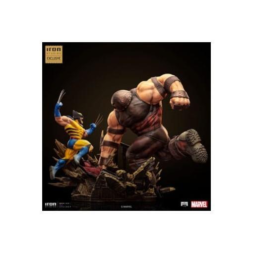 Marvel Estatua 1/10 BDS Art Scale Wolverine vs Juggernaut heo EU Exclusive 30 cm