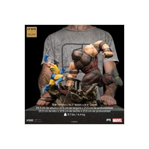 Marvel Estatua 1/10 BDS Art Scale Wolverine vs Juggernaut heo EU Exclusive 30 cm