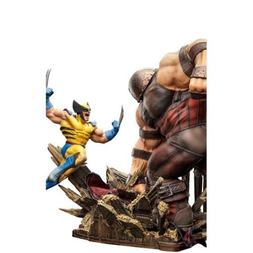 Marvel Estatua 1/10 BDS Art Scale Wolverine vs Juggernaut heo EU Exclusive 30 cm