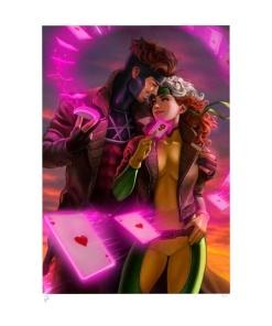 Marvel Litografia Rogue & Gambit 46 x 61 cm - sin marco