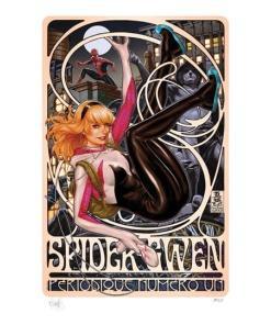 Marvel Litografia Spider-Gwen: Périodique Numéro Un 46 x 61 cm - sin marco